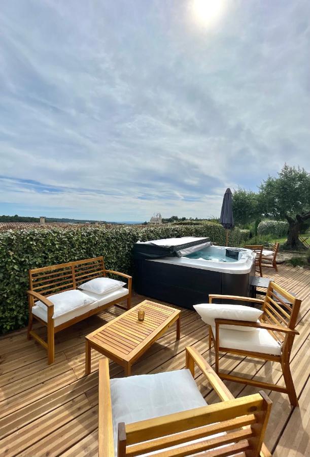 Chambre D'Hotes Avec Jacuzzi Ventoux Cocoon Bédoin Dış mekan fotoğraf