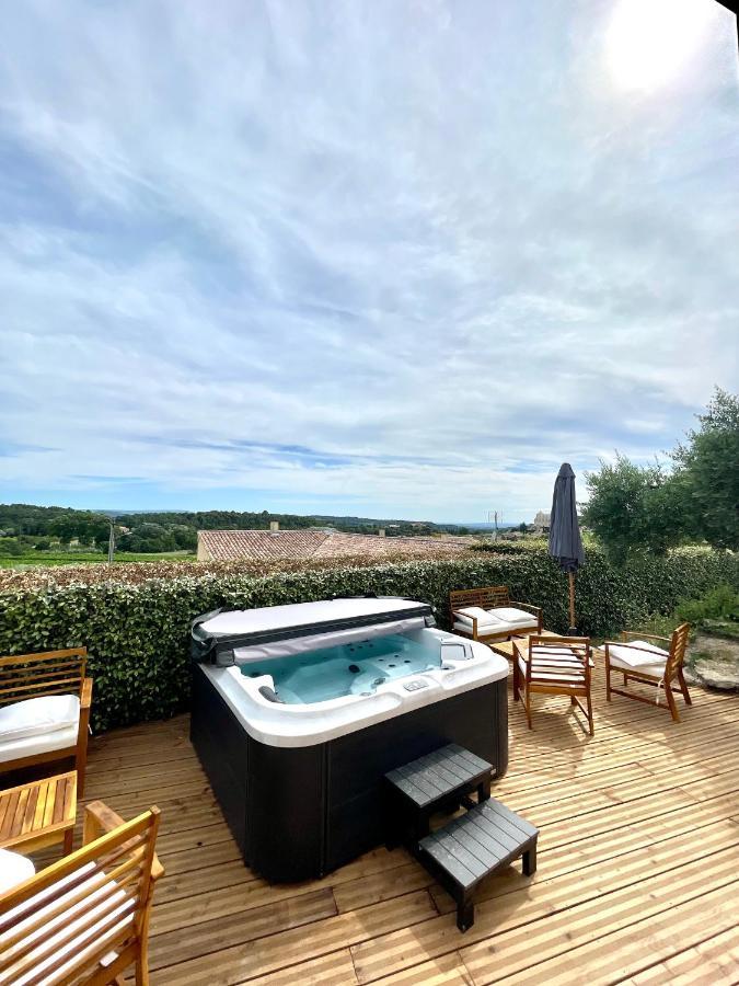 Chambre D'Hotes Avec Jacuzzi Ventoux Cocoon Bédoin Dış mekan fotoğraf